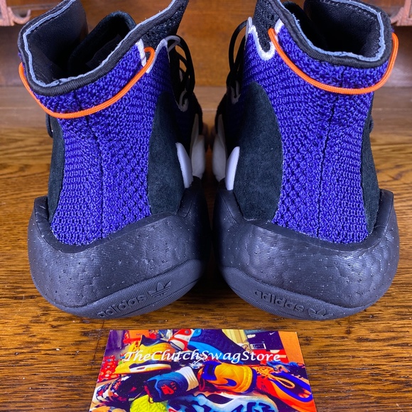 Adidas Crazy BYW LVL I Mens Shoes Purple Sz 10.5 - Picture 5 of 6